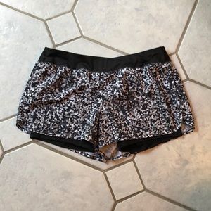Black and white Athletic Shorts